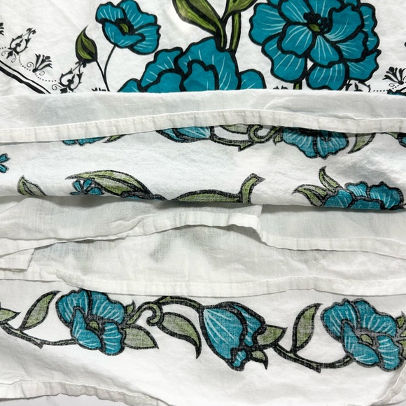 Reitmans White Floral Spaghetti Straps Comfy Midi Dress Size 9 - Picture 4 of 11